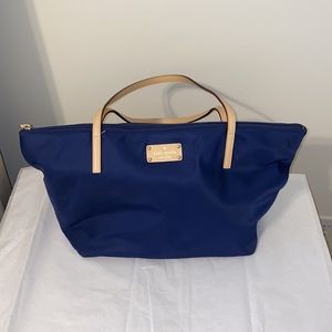 Kate Spade Navy and Tan Tote Bag
